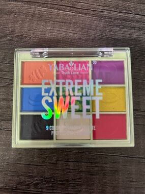 Yabaolian Extreme Sweet 9-Color Eyeshadow Palette — Vibrant Multi-Color Set